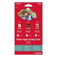 Canon VP-101 zestaw różnych papierów fotograficznych 10 x 15 cm, 20 arkuszy 0775B078 150394