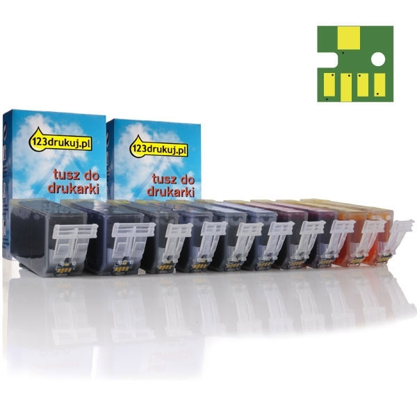 Canon Zestaw promocyjny: 2 x PGI-525PGBK + 2 x CLI-526BK/C/M/Y (2 czarne + 3 kolory) (Z CHIPEM) 4529B001C 4540B001C 4541B001C 4542B001C 4543B001C 120850 - 1