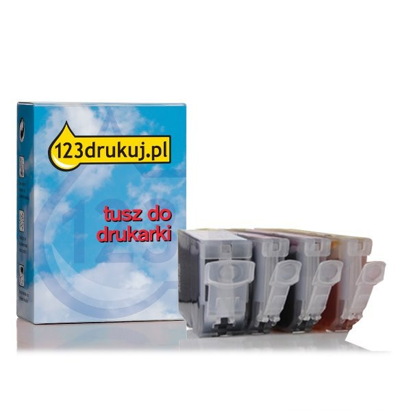 Canon Zestaw promocyjny: 2 x komplet tuszów do serii BCI-3 (BCI-3eBK czarny + 3 kolory: C/M/Y) 4479A002C 4480A002C 4481A002C 4482A002C 127100 - 1