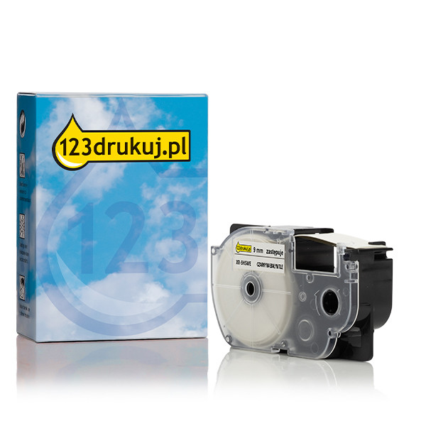 Casio XR-18HSWE taśma, nadruk czarny na białym, 18 mm, wersja 123drukuj 056434 - 1