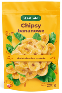 Chipsy bananowe Bakalland, 200 g 700407