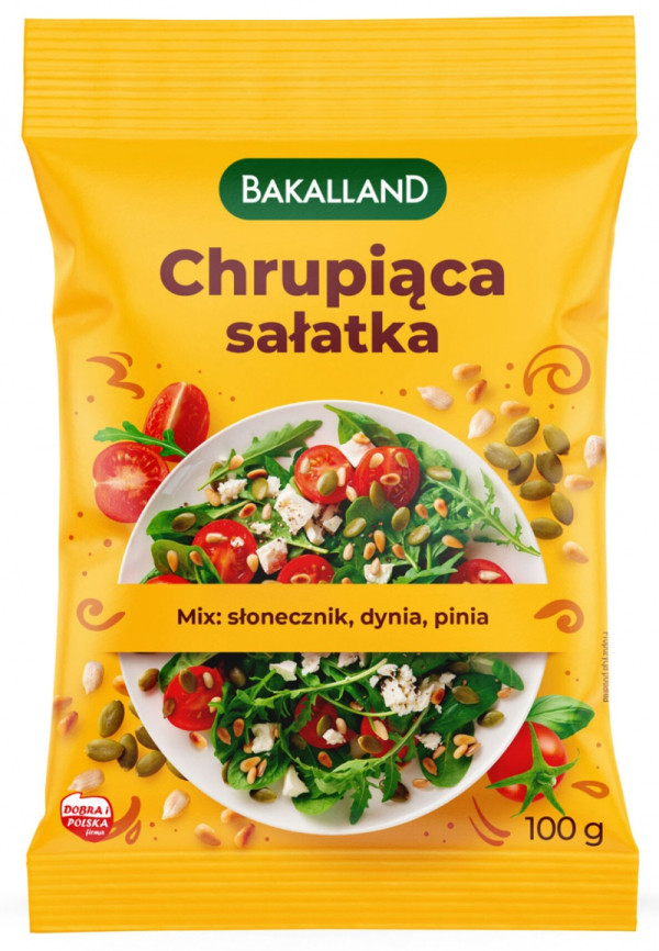 Chrupiąca sałatka Bakalland, mieszanka prażonych ziaren, 100 g 700382 - 1