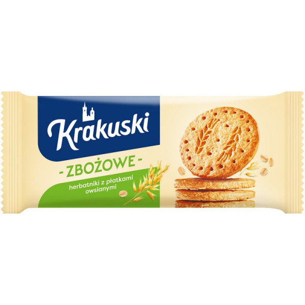 Ciastka Krakuski, zbożowe, 24 x 200g 700359 - 1
