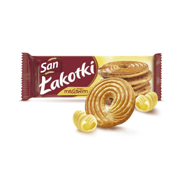 Ciastka maślane Łakotki San, 12 x 168 g 700361 - 1