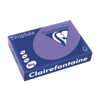 Clairefontaine Papier ksero kolor Clairefontaine A4, 80 gramów fioletowy, 500 szt. 1786PC 250058