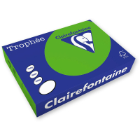 Clairefontaine Papier ksero kolor Clairefontaine A4, 80 gramów intensywna zieleń, 500 szt. 1875C 250061