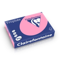 Papier ksero kolor Clairefontaine A4, 80 gramów intensywny różowy, 500 szt. 250168