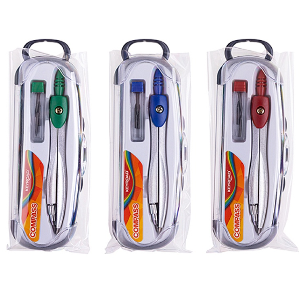 Cyrkiel metalowy w etui z grafitami KR972794 246558 - 1