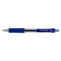 Długopis żelowy niebieski 123drukuj 2108213C 4-2185003C 950442C S-101103C 301163