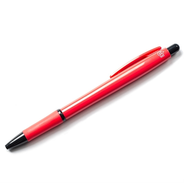 Długopis atramentowy czerwony, 123drukuj S0957050C 400095 - 1