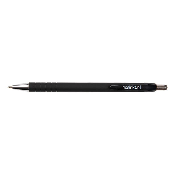 Długopis kulkowy Ultra Smooth, czarny (1 mm), 123drukuj 301667 - 1