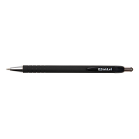 Długopis kulkowy Ultra Smooth, czarny (1 mm), 123drukuj 301667