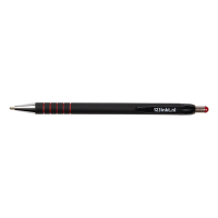 Długopis kulkowy Ultra Smooth, czerwony (1 mm), 123drukuj 301669