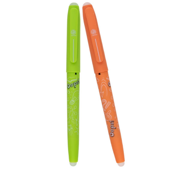 Długopis zmazywalny Astra Oops! 0,6mm, wymienny wkład, kolor mix 201120002 246800 - 1