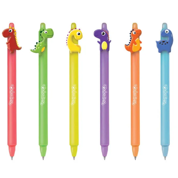 Długopis zmazywalny Colorino, automatyczny 0,5mm, wymienny wkład, dinozaury 29928 246804 - 1