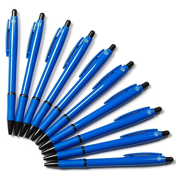 Długopisy atramentowe niebieskie (10 sztuk), 123drukuj 8362362C 400085 - 1