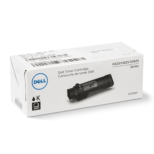 Dell 593-BBSB (6CVF8) toner czarny, zwiększona pojemność, oryginalny 593-BBSB 086112 - 1