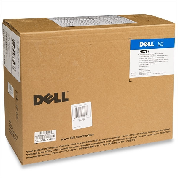 Dell 595-10011 (HD767) toner czarny, oryginalny 595-10011 085730 - 1