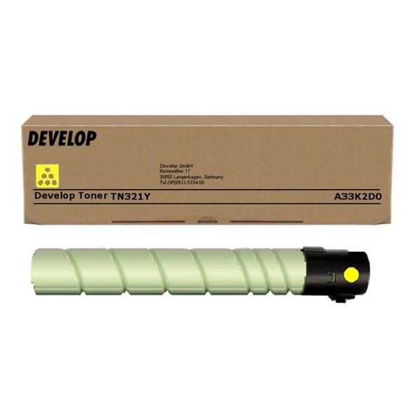 Develop TN-321Y (A33K2D0) toner żółty, oryginalny A33K2D0 049088 - 1