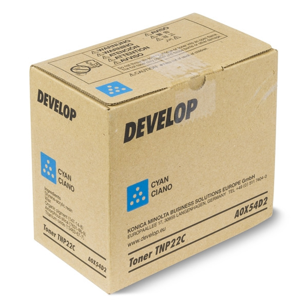 Develop TNP-22C (A0X54D2) toner niebieski, oryginalny A0X54D2 049032 - 1