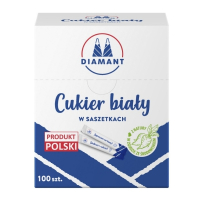 Cukier biały w saszetkach Diamant, 100x5gr 700002
