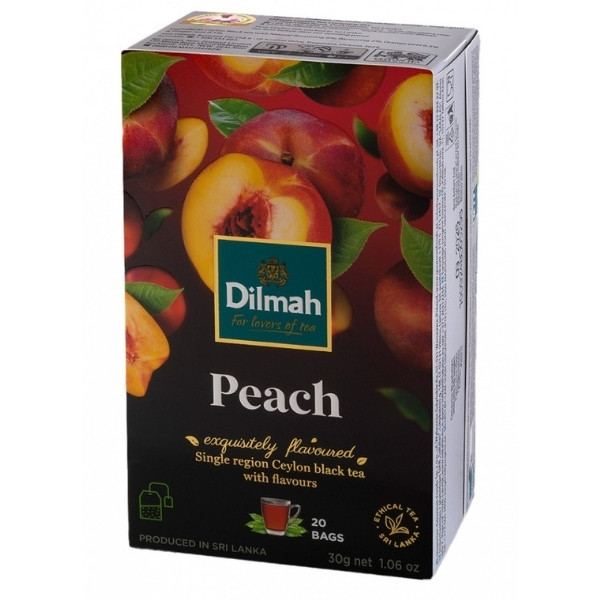 Herbata Dilmah, aromat brzoskiwni, 20 torebek 700128 - 1
