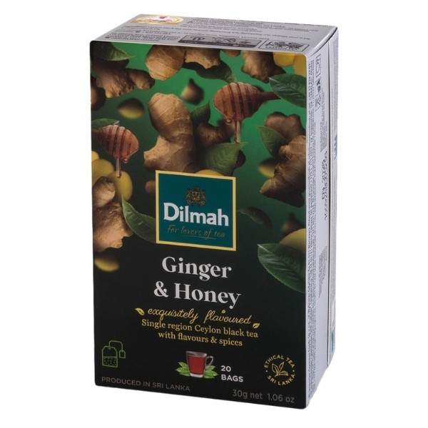 Herbata Dilmah, aromat imbir & miód, 20 torebek 700117 - 1