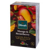 Herbata Dilmah, aromat mango z truskawką, 20 torebek 700123