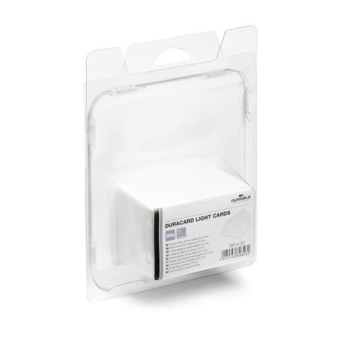 Durable Duracard karty plastikowe PVC cienkie (100 sztuk), oryginalne 310067 - 1
