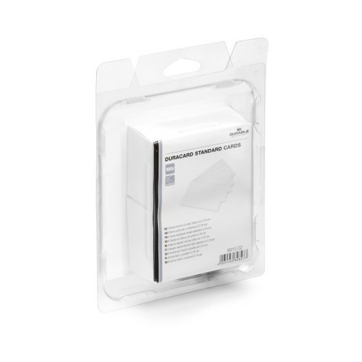 Durable Duracard karty plastikowe PVC standardowe (100 sztuk), oryginalne 310066 - 1