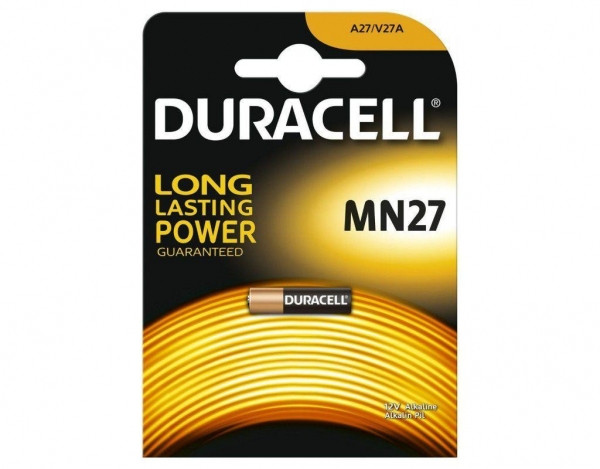 Duracell Bateria Duracell MN27/27A, 1 szt A27 A27BP ALK27A B-1 CA22 ADU00051 - 1