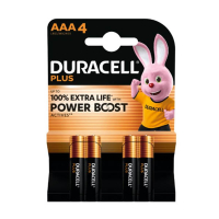 Baterie Duracell Plus Power Boost 150% Extra Life AAA MN2400, 4 sztuki ADU00400