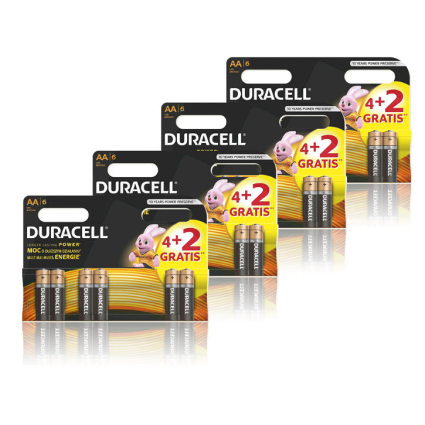 Duracell Baterie Duracell plus AA MN1500, 24 sztuk 24MN1500 204503 - 1
