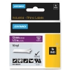 Dymo 1805415 IND Rhino taśma winylowa, nadruk biały na fioletowym 12 mm, oryginalna 1805415 088652