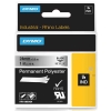 Dymo 1805434 IND Rhino trwała taśma poliestrowa, nadruk czarny na metalicznym 24 mm, oryginalna 088692 - 1