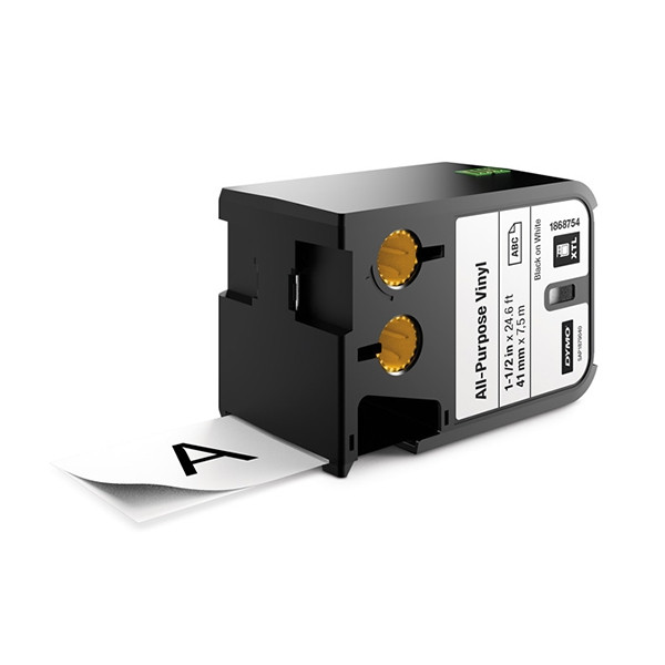 Dymo 1868754 XTL taśma winylowa, nadruk czarny na białym 41 mm, oryginalna 1868754 088974 - 1