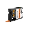 Dymo 1868766 XTL taśma winylowa, nadruk czarny na pomarańczowym 12 mm, oryginalna