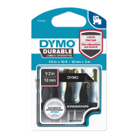 Dymo 1978365 taśma nadruk biały na czarnym 12 mm, oryginalna 1978365 089130