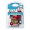 Dymo 1978366 taśma nadruk biały na czerwonym 12 mm, oryginalna 089132 - 1