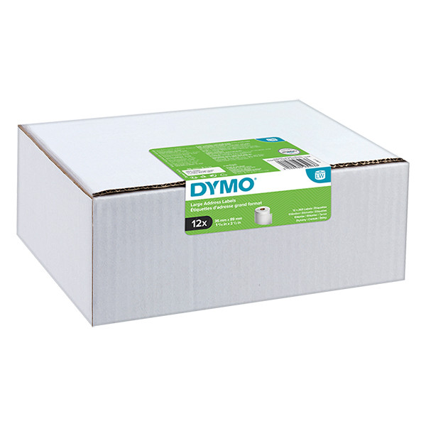 Dymo 2093093 szerokie etykiety adresowe 12 szt. 99012, oryginalna 2093093 089158 - 1