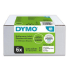 Dymo 2093094 uniwersalne etykiety usuwalne, 6 sztuk 11354, oryginalne 089162 - 1