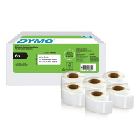 Dymo 2177564, wielopak, trwałe wąskie etykiety uniwersalne 6 sztuk  S0722520 / 11352, oryginalne 2177564 089172