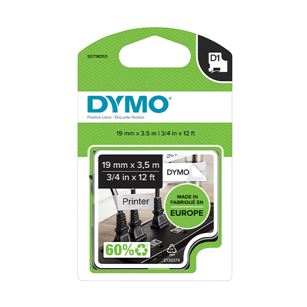 Dymo S0718050 / 16958 elastyczna taśma nylonowa, 19 mm, oryginalna S0718050 088534 - 1