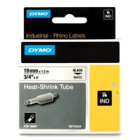 Dymo S0718330 / 18057 IND Rhino taśma termokurczliwa, nadruk czarny na białym 19 mm, oryginalna 18057 088700