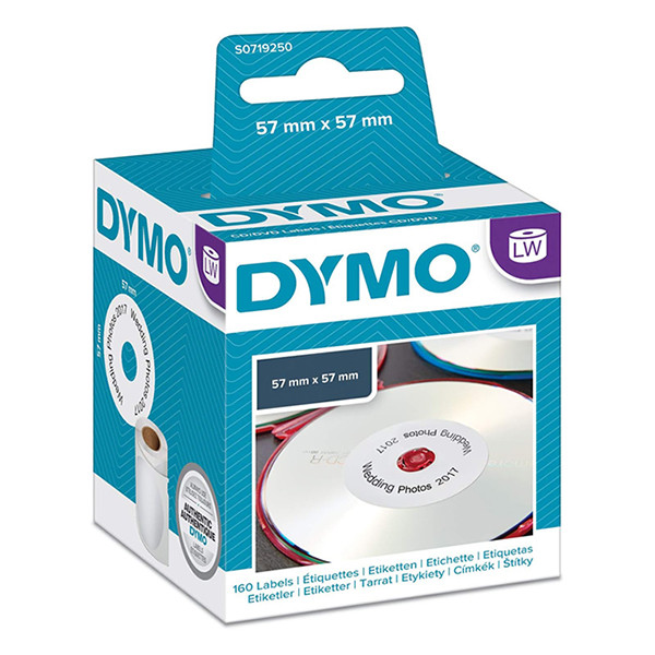 Dymo S0719250 / 14681 etykiety na płyty CD i DVD, oryginalne 14681 088526 - 1