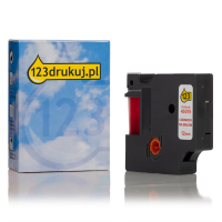 Dymo S0720550 / 45015 taśma czerwona na białym 12 mm , wersja 123drukuj