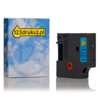 Dymo S0720560 / 45016 czarna na niebieskim 12 mm, wersja 123drukuj