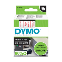 Dymo S0720700 / 40915 taśma, nadruk czerwony na białym 9 mm, oryginalna S0720700 088110