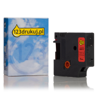Dymo S0720720 / 40917 taśma, czarna na czerwonym 9 mm, wersja 123drukuj