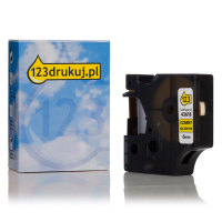 Dymo S0720790 / 43618  taśma, nadruk czarny na żółtym 6 mm, wersja 123drukuj